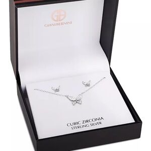 Giani Bernini2-Pc. Set Cubic Zirconia Butterfly Pendant Necklace & Earrings